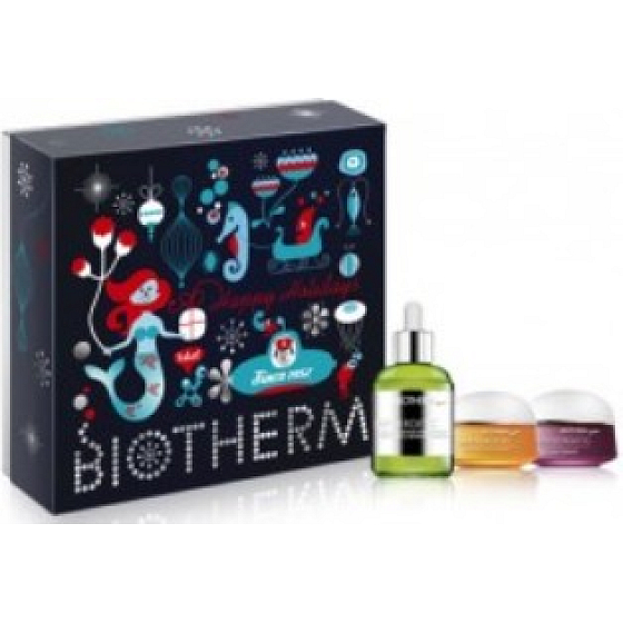 Biotherm Skin Ergetic sérum 50 ml + denný krém 15 ml + nočný krém 15 ml, kozmetická sada
