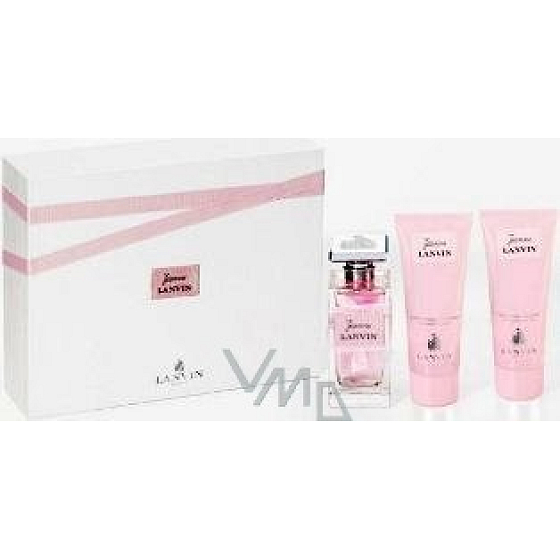 Lanvin Jeanne toaletná voda pre ženy 100 ml + telové mlieko 100 ml + sprchový gél 100 ml, darčeková sada