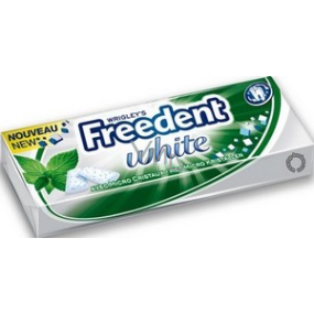 Wrigleys Freedent White Menthe Verte žuvačka dražé 10 kusov 14 g
