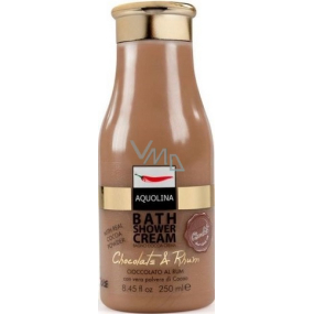 Aquolina Bath Shower Cream Krémový sprchový gél s vôňou čokolády a rumu 250 ml
