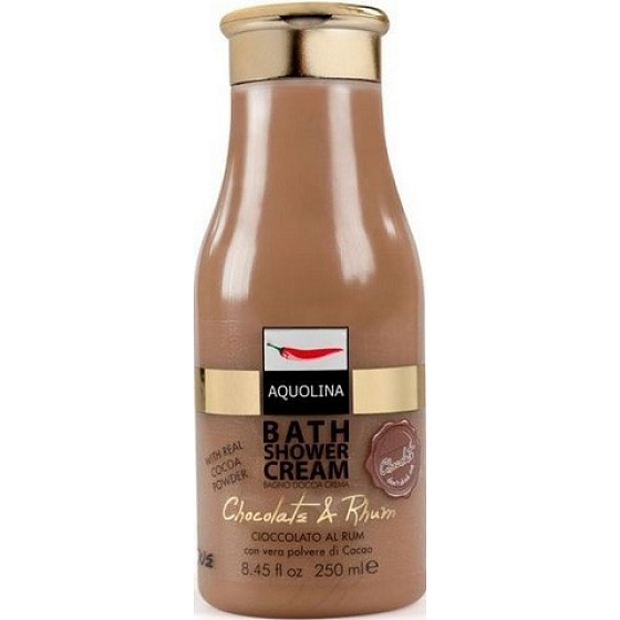 Aquolina Bath Shower Cream Krémový sprchový gél s vôňou čokolády a rumu 250 ml