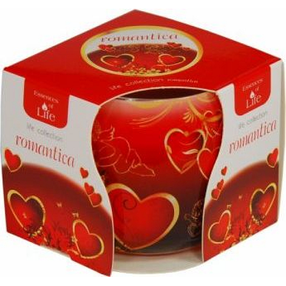 Essences of Life Romantica aromatická sviečka v skle 100 g