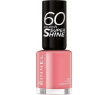 Rimmel London 60 sekund Super Shine Nail Polish lak na nechty 405 Rose Libertine 8 ml