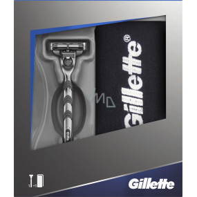 Gillette Mach3 holiaci strojček + bavlnený uterák, kozmetická sada, pre mužov