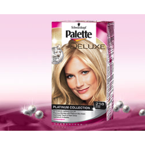 Schwarzkopf Palette Deluxe farba na vlasy 218 striebristo plavá 115 ml