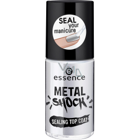 Essence Metal Shock Sealing Top Coat krycí lak na nechty 8 ml