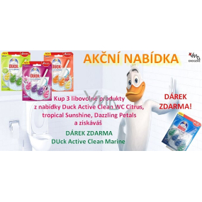 DÁREK Duck Active Clean Marine WC závěsný čistič s vůní 38,6 g