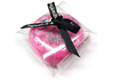 Fragrant Explosion Glycerínové mydlo masážne s hubou naplnenou vôňou parfumu Marc Jacobs - Flower Bomb vo farbe ružovej 200 g