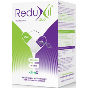 Reduxil Duo doplnok stravy prispieva ku kontrole telesnej hmotnosti 30 kapsúl + 30 tabliet / 30 dní užívania