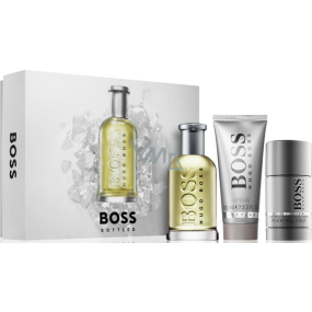 Hugo Boss Boss toaletná voda pre mužov 100 ml + sprchový gél pre mužov 100 ml + dezodorant pre mužov 75 ml, darčeková sada pre mužov