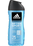 Adidas After Sport 3v1 sprchový gél na telo, vlasy a pokožku pre mužov 250 ml