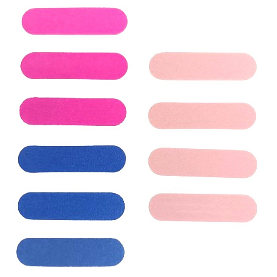 Pilník mini brúsny mix farieb 5 cm 10 kusov