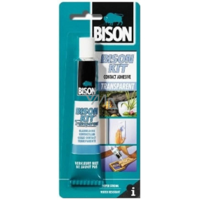 Bison Kit Univerzálne číre kontaktné lepidlo na báze polyuretánovej gumy 50 ml