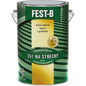 FEST-B S2141, antikorózny náter na železo, 0845 tehličkový, 5 kg