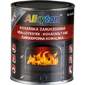 Dupli-Color Alkyton žáruvzdorná farba do 750 °C, kovářská čierna, 250 ml