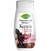 BIO BIONE KERATIN + KOFÍN Regeneračný šampón 260 ml