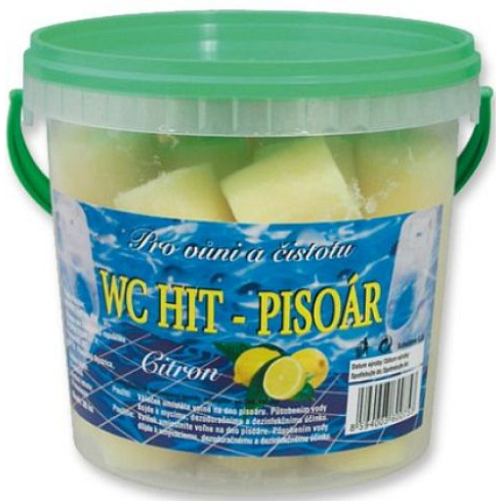 Wc Hit Citrón do pisoár s vôňou 30 kusov 600 g