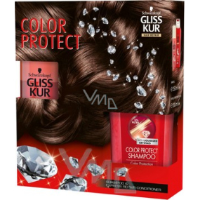 Gliss Kur Color Protect šampón na vlasy 250 ml + regeneračný balzam 200 ml, kozmetická sada