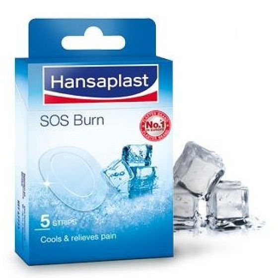 Hansaplast Náplasti na popáleniny 5 kusov