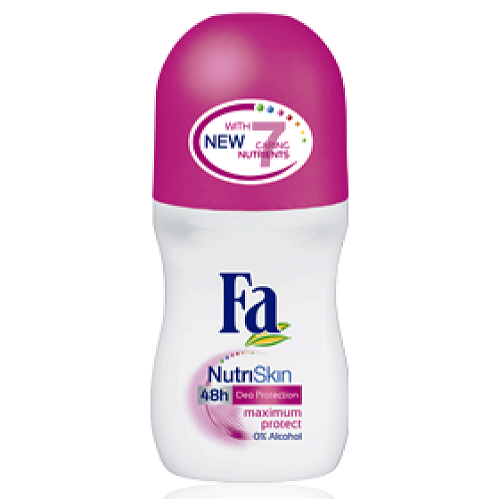 Fa NutriSkin Maximum protect guličkový dezodorant roll-on pre ženy 50 ml