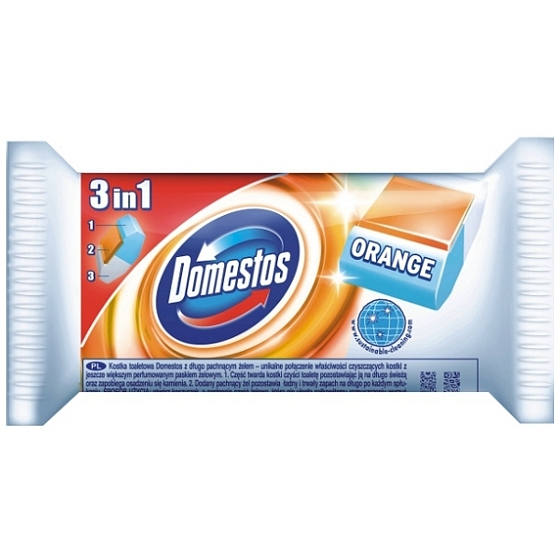Domestos 3v1 Orange Wc náhradné blok 40 g