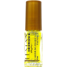 LEMAX Zdobiaci lak na nechty odtieň žltý neon 6 ml