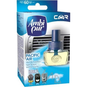 Ambi Pur Car Pacific Air Svieži vánok osviežovač vzduchu náhradná náplň 7 ml, 70 dní