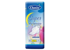 Oasis Super Plus Night Wings intímne vložky s krídelkami 10 kusov