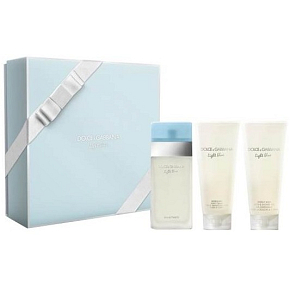 Dolce & Gabbana Light Blue toaletná voda 100 ml + telový krém 50 ml + sprchový gél 100 ml, darčeková sada Dolce & Gabbana Light Blue toaletná voda 100 ml + telový krém 50 ml + sprchový gél 100 ml, darčeková sada