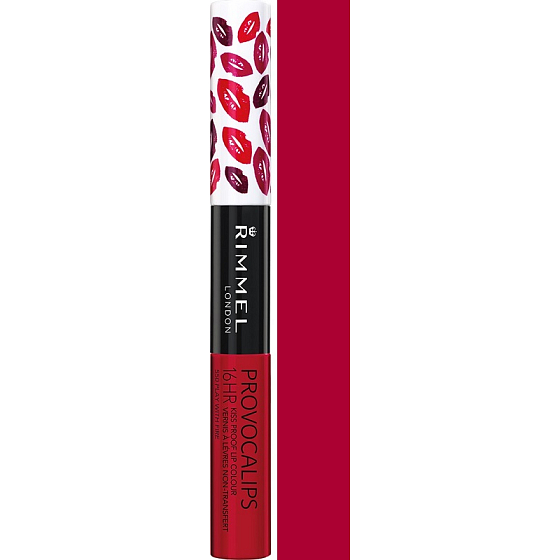 Rimmel London Provocalips 16hr Kiss Proof Lip Colour lesk na pery 550 Play With Fire 4 ml a 3 ml