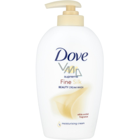 Dove Fine Silk hodvábne tekuté mydlo s dávkovačom 250 ml