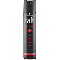 Taft Power, lak na vlasy mega silná fixácia, sila fixácie 5, 250 ml