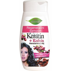 Bion Cosmetics Keratín & Kofeín regeneračný šampón pre všetky typy vlasov 250 ml