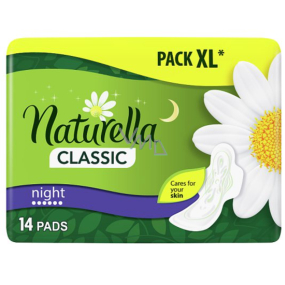 Naturella Classic Night hygienické vložky s harmančekom 14 kusov