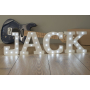 Nekupto Drevené LED písmeno R dekorácie 16 cm