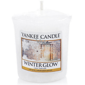 Yankee Candle Winter Glow - Zimný žiara vonná sviečka votívny 49 g