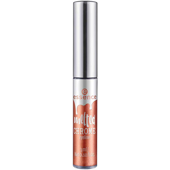 Essence Melted Chrome tekuté očné linky 01 Copper Of Love 3 ml