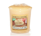 Yankee Candle Vanilla Cupcake - Vanilkový košíček vonná sviečka votívny 49 g