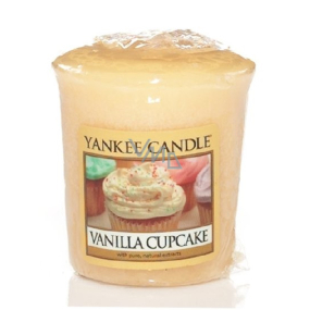 Yankee Candle Vanilla Cupcake - Vanilkový košíček vonná sviečka votívny 49 g