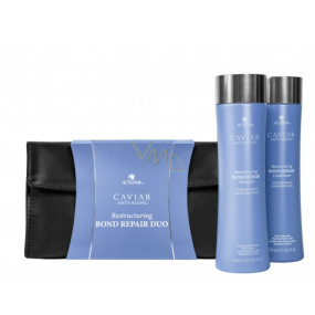 Alterna Caviar Restructuring Bond Repair obnovujúci šampón pre poškodené vlasy 250 ml + kondicionér na vlasy 250 ml, kozmetická sada