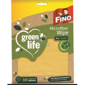 Fino Green Life Handrička z mikrovlákna, recyklovaný PES 36 × 36 cm, 1 kus