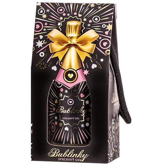 Moje Bublinky sprchový gél fľaštička čierna 150 ml