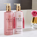Grace Cole Warm Vanilla & Sandalwood - tekuté mydlo na ruky Vanilla & Sandalwood 300 ml + jemný krém na ruky 300 ml, kozmetická sada pre ženy