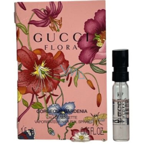 Gucci Flora Gorgeous Gardenia parfumovaná voda pre ženy 1,5 ml s rozprašovačom, flakón