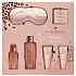 Grace Cole Vanilla & Almond pena do kúpeľa 250 ml + telová hmla 100 ml + krém na ruky 50 ml + telový krém 50 ml + perly do kúpeľa 80 g + maska na oči, kozmetická sada pre ženy