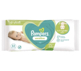 Pampers Sensitive vlhčené obrúsky pre deti 52 ks