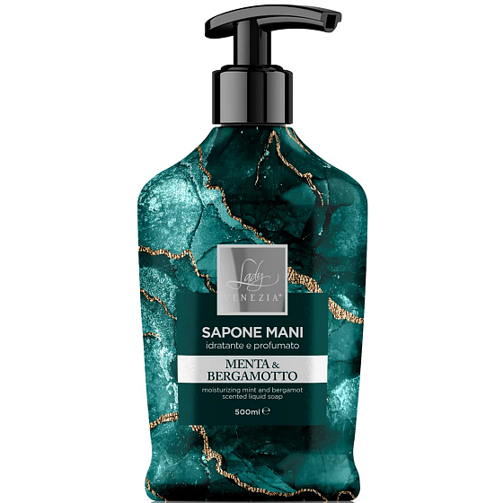 Lady Venezia Menta & Bergamotto - tekuté mydlo mäta a bergamot 500 ml dávkovač