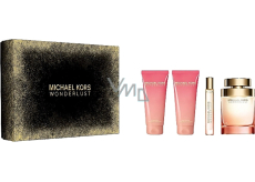 Michael Kors Wonderlust parfumovaná voda pre ženy 100 ml + telové mlieko 100 ml + parfumovaná voda 10 ml, darčeková sada pre ženy