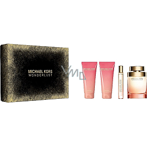 Michael Kors Wonderlust parfémovaná voda pre ženy 100 ml + telové mlieko 100 ml + parfémovaná voda 10 ml, darčeková sada pre ženy