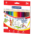 Centropen pastelky školské 24 kusov